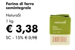 NaturaSí Farina di farro semintegrale oferta