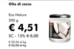 NaturaSí Olio di cocco oferta