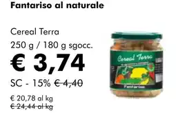 NaturaSí Fantariso al naturale oferta