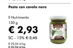 NaturaSí Pesto con cavolo nero oferta