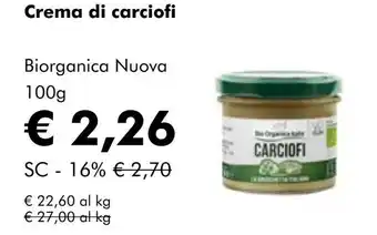 NaturaSí Crema di carciofi oferta