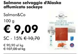 NaturaSí Salmone selvaggio d'Alaska affumicato sockeye oferta