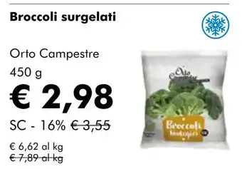 NaturaSí Broccoli surgelati oferta