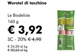 NaturaSí Wurstel di tacchino oferta