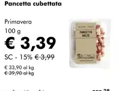 NaturaSí Pancetta cubettata oferta