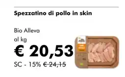 NaturaSí Spezzatino di pollo in skin oferta