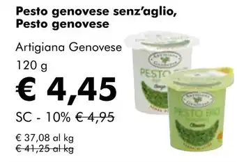 NaturaSí Pesto genovese senz'aglio, Pesto genovese oferta