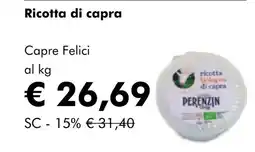 NaturaSí Ricotta di capra oferta