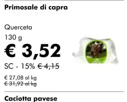 NaturaSí Primosale di capra oferta