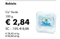 NaturaSí Robiola oferta