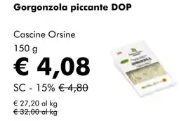 NaturaSí Gorgonzola piccante DOP oferta