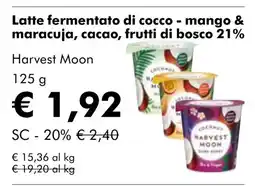 NaturaSí Latte fermentato di cocco - mango & maracuja, cacao, frutti di bosco 21% oferta