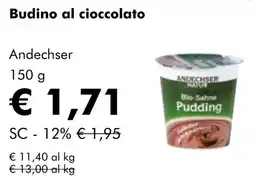 NaturaSí Budino al cioccolato oferta