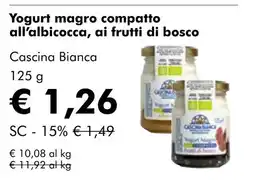 NaturaSí Yogurt magro compatto all'albicocca, ai frutti di bosco oferta