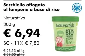 NaturaSí Secchiello affogato al lampone a base di riso oferta