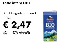 NaturaSí Latte intero UHT oferta