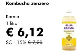 NaturaSí Kombucha zenzero oferta