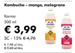 NaturaSí Kombucha - mango, melograno oferta