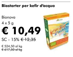 NaturaSí Biostarter per kefir d'acqua oferta