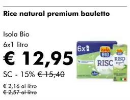NaturaSí Rice natural premium bauletto oferta