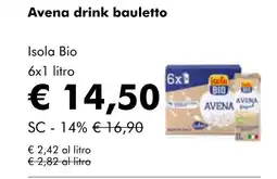 NaturaSí Avena drink bauletto oferta