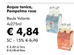 NaturaSí Acqua tonica, Pompelmo rosa oferta