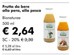 NaturaSí Frutta da bere alla pera, alla pesca oferta