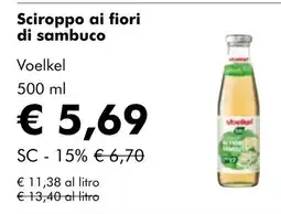 NaturaSí Sciroppo ai fiori di sambuco oferta