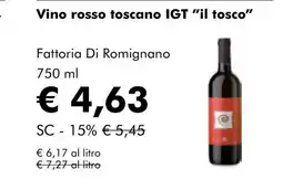 NaturaSí Vino rubicone IGP chardonnay sono oferta