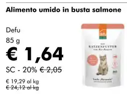 NaturaSí Alimento umido in busta salmone oferta