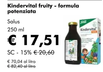 NaturaSí Kindervital fruity - formula potenziata oferta