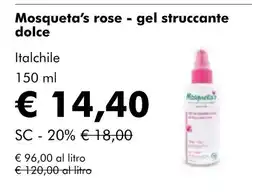 NaturaSí Mosqueta's rose - gel struccante oferta