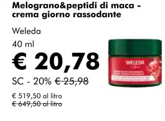 NaturaSí Melograno&peptidi di maca crema giorno rassodante oferta