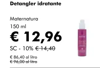 NaturaSí Detangler idratante oferta