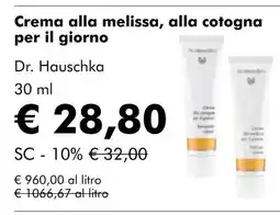 NaturaSí Crema alla melissa, alla cotogna per il giorno oferta
