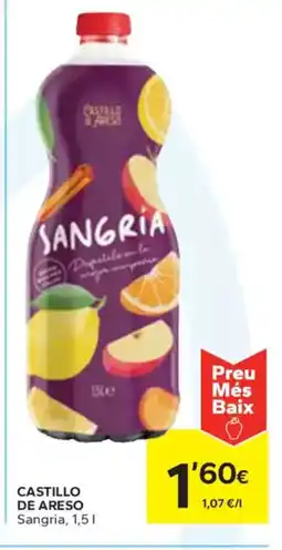 Caprabo CASTILLO DE ARESO Sangria oferta
