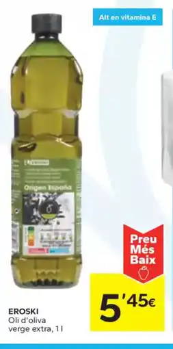 Caprabo EROSKI Oli d'oliva verge extra oferta