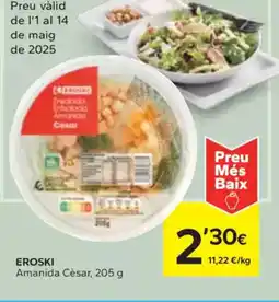 Caprabo EROSKI Amanida Cèsar oferta