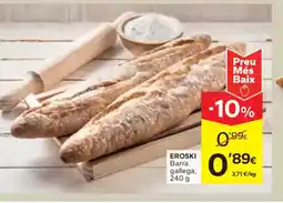 Caprabo EROSKI Barra gallega oferta