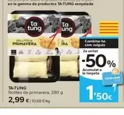 Caprabo TA-TUNG Rotlles de primavera oferta