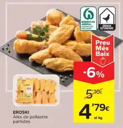 Caprabo EROSKI Ales de pollastre partides oferta