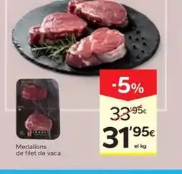 Caprabo Medallons de filet de vaca oferta
