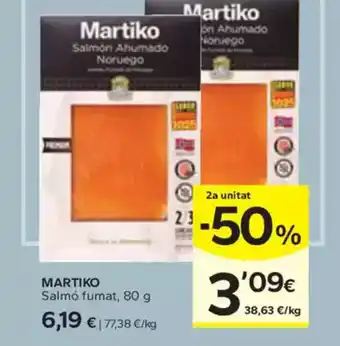 Caprabo MARTIKO Salmó fumat oferta
