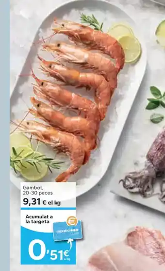Caprabo Gambot, 20-30 peces oferta