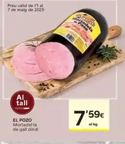 Caprabo EL POZO Mortadel-la de gall dindi oferta