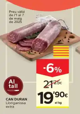 Caprabo CAN DURAN Llonganissa extra oferta