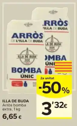 Caprabo ILLA DE BUDA Arròs bomba extra oferta
