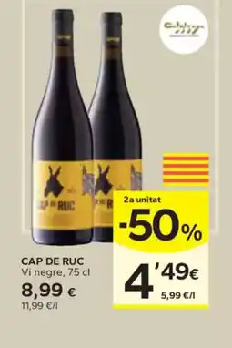 Caprabo CAP DE RUC Vi negre oferta
