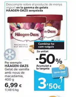 Caprabo HÄAGEN-DAZS Gelat de vainilla amb nous de macadamia oferta