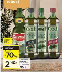 Caprabo CARBONELL i COOSUR Gamma d'olis oferta